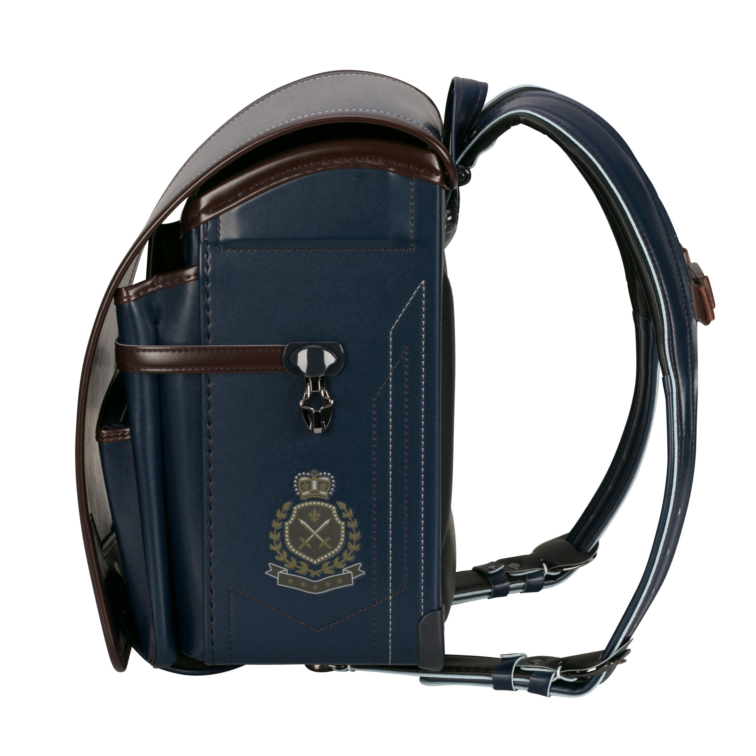 ネイビー×ブラウン