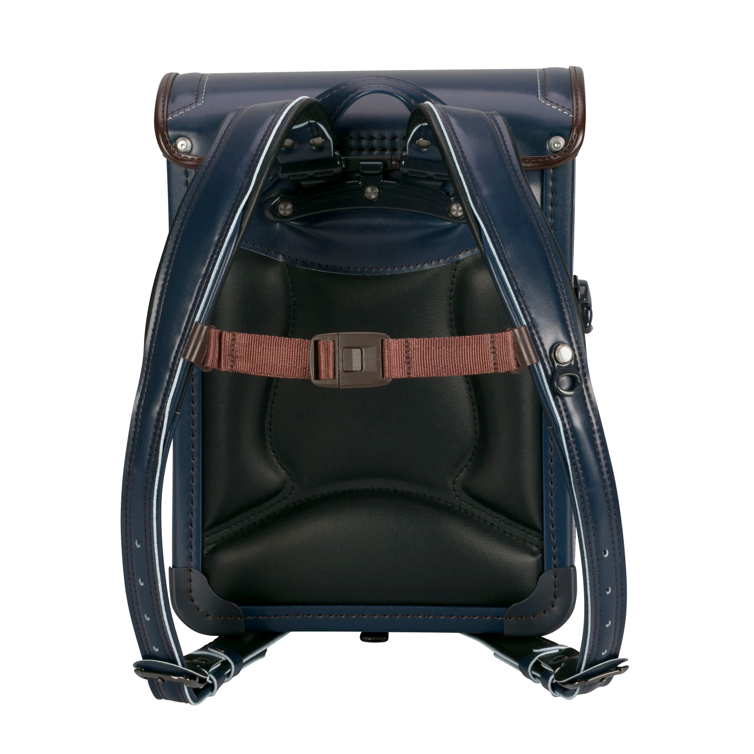 ネイビー×ブラウン