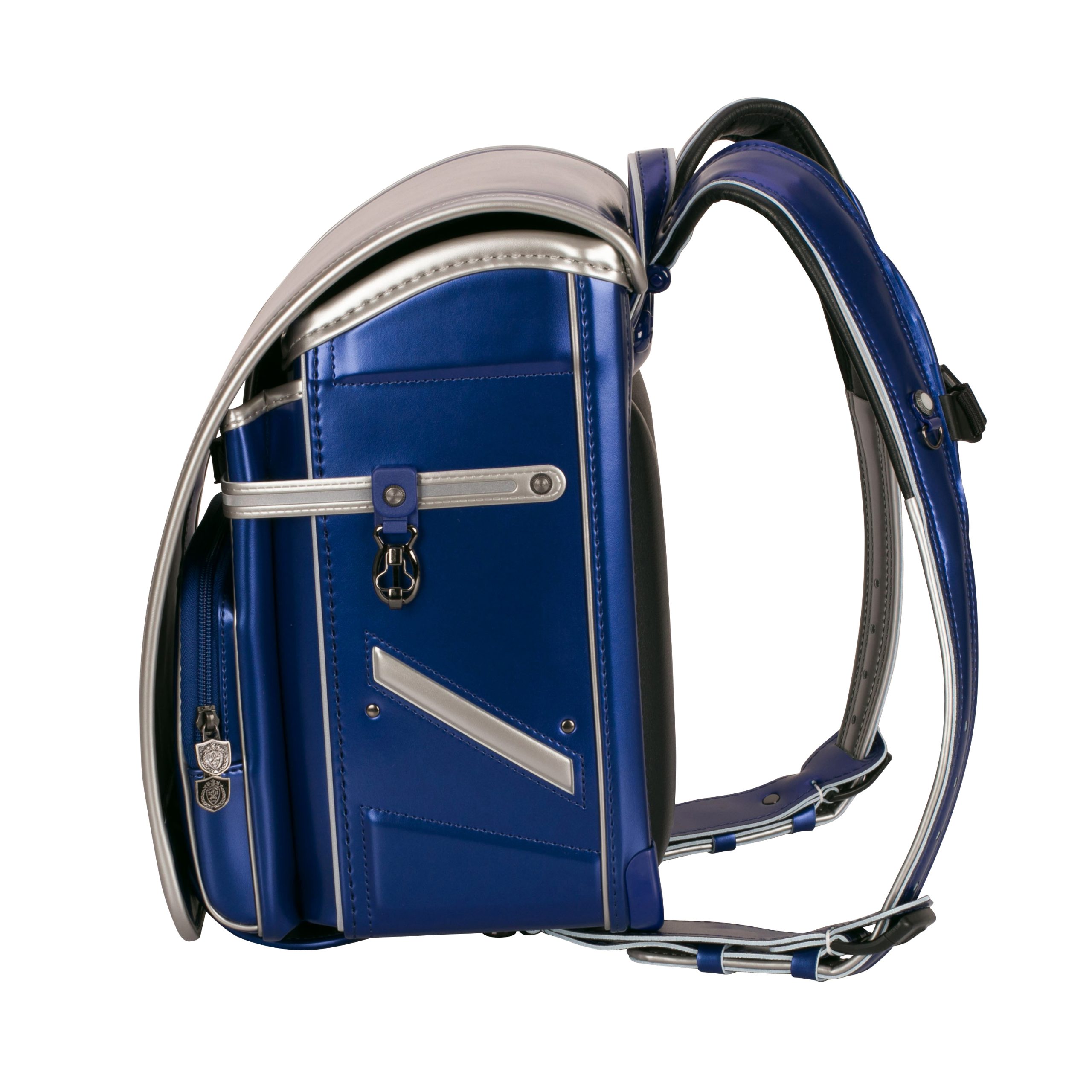 メタリックブルー×シルバー