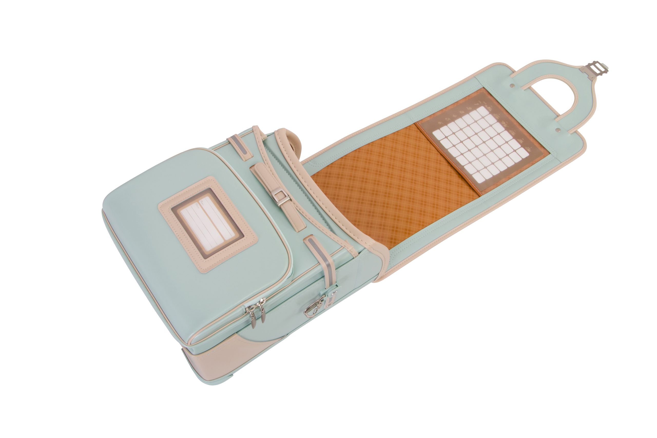 ミント×ベージュ