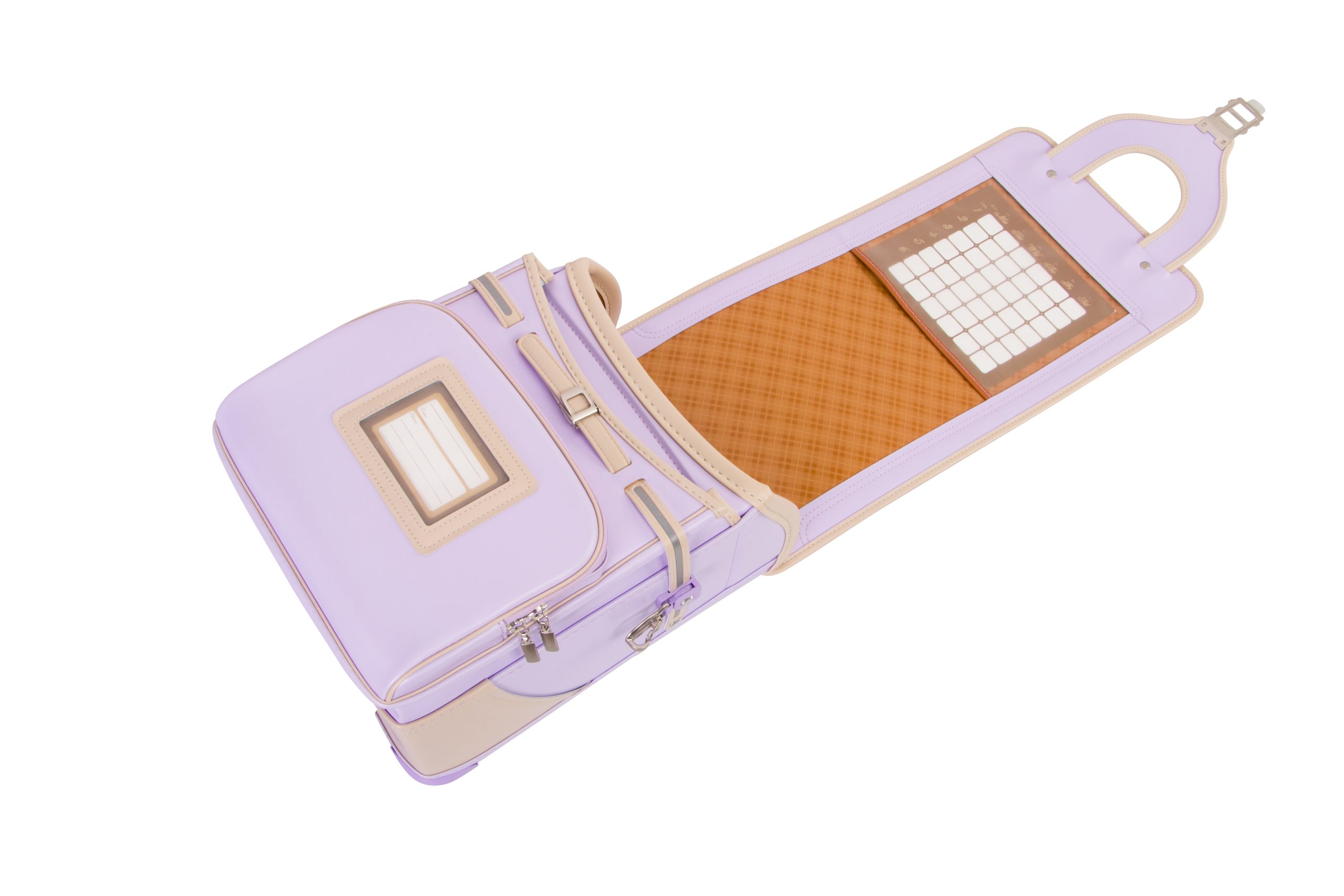 ラベンダー×ベージュ