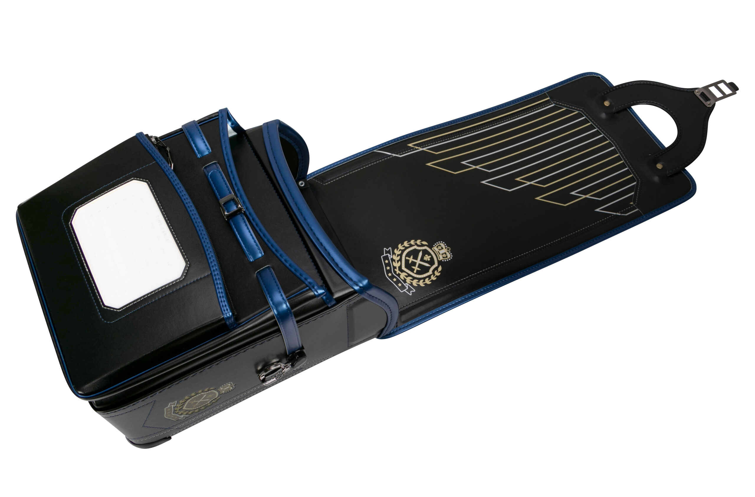 ブラック×メタリックブルー