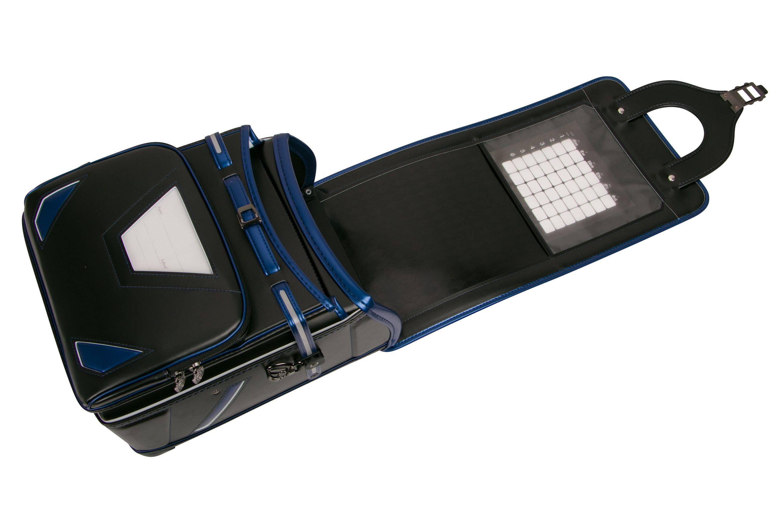 ブラック×メタリックブルー